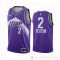 Camiseta Collin Sexton #2 Utah Jazz Ciudad 2023-24 Violeta