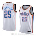 Camiseta Daniel Hamilton #25 Oklahoma City Thunder Association 2018 Blanco