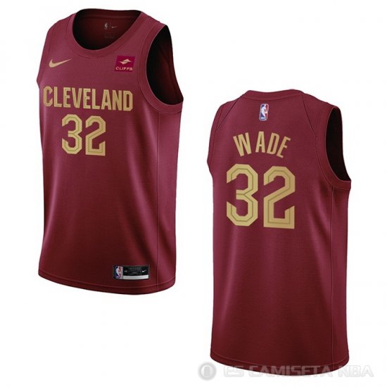 Camiseta Dean Wade #32 Cleveland Cavaliers Icon 2022-23 Rojo - Haga un click en la imagen para cerrar