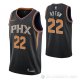 Camiseta Deandre Ayton NO 22 Phoenix Suns Statement 2021 Negro