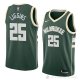 Camiseta Deandre Liggins #25 Milwaukee Bucks Icon 2018 Verde