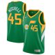 Camiseta Donovan Mitchell NO 45 Utah Jazz Earned 20-21 Verde