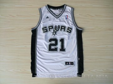 Camiseta Duncan #21 San Antonio Spurs Blanco