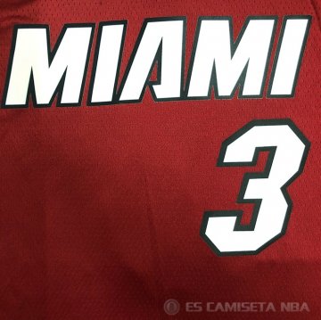 Camiseta Dwyane Wade #3 Miami Heat Statement 2020-21 Rojo