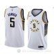 Camiseta Edmond Sumner #5 Indiana Pacers Association 2018 Blanco