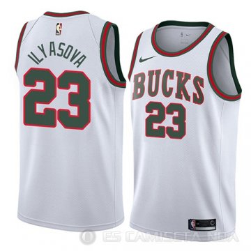 Camiseta Ersan Ilyasova #23 Milwaukee Bucks Classic 2018 Blanco
