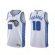 Camiseta Evan Fournier NO 10 Orlando Magic Earned 2020-21 Blanco
