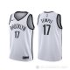 Camiseta Garrett Temple #17 Brooklyn Nets Association Blanco