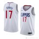 Camiseta Garrett Temple #17 Los Angeles Clippers Association 2018 Blanco