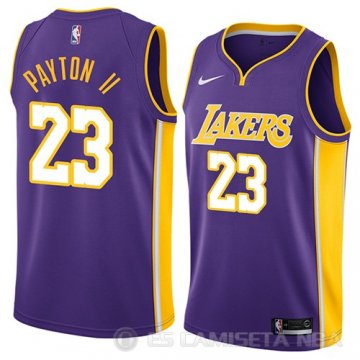 Camiseta Gary Payton II #23 Los Angeles Lakers Statement 2018 Violeta