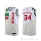 Camiseta Giannis Antetokounmpo #34 Milwaukee Bucks Earned Blanco