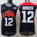 Camiseta Harden #12 USA 2012 Negro