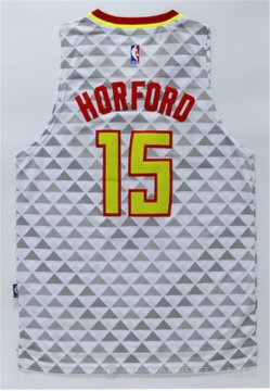 Camiseta Horford #15 Atlanta Hawks Blanco