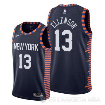 Camiseta Henry Ellenson #13 New York Knicks Ciudad Azul