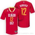 Camiseta Howard #12 Houston Rockets Manga Corta Rojo