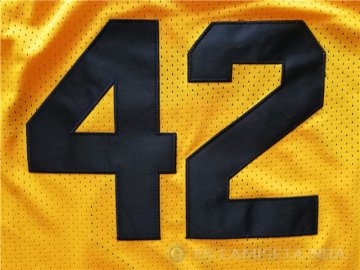 Camiseta Howard #42 Pelicula Beavers Amarillo