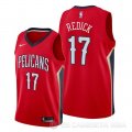 Camiseta J.j. Redick #17 New Orleans Pelicans Statement Rojo