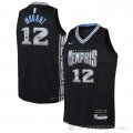 Camiseta Ja Morant #12 Memphis Grizzlies Nino Ciudad 2022-23 Negro