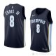 Camiseta James Ennis III #8 Memphis Grizzlies Icon 2018 Azul