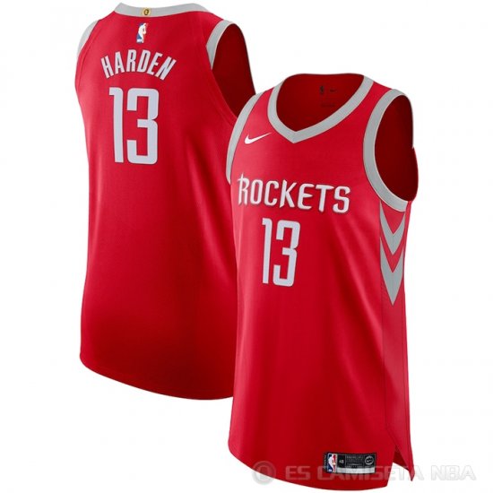 Camiseta James Harden #13 Houston Rockets Icon Autentico Rojo - Haga un click en la imagen para cerrar