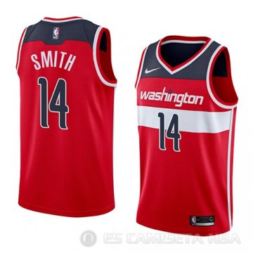 Camiseta Jason Smith #14 Washington Wizards Icon 2018 Rojo