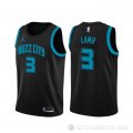 Camiseta Jeremy Lamb #3 Charlotte Hornets Ciudad Edition Negro