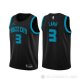 Camiseta Jeremy Lamb #3 Charlotte Hornets Ciudad Edition Negro