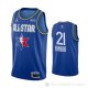 Camiseta Joel Embiid #21 All Star 2020 Philadelphia 76ers Azul