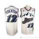 Camiseta John Stockton #12 Utah Jazz Retro Blanco