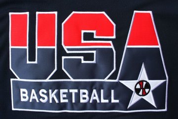 Camiseta Johnson #15 USA 1992 Negro