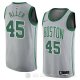 Camiseta Kadeem Allen #45 Boston Celtics Ciudad 2018 Gris