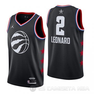 Camiseta Kawhi Leonard #2 All Star 2019 Toronto Raptors Negro