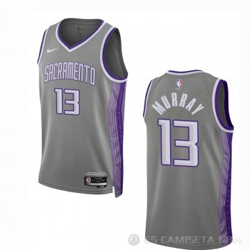 Camiseta Keegan Murray #13 Sacramento Kings Ciudad 2022-23 Gris