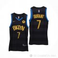 Camiseta Kevin Durant NO 7 Brooklyn Nets Fashion Royalty Negro