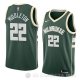 Camiseta Khris Middleton #22 Milwaukee Bucks Icon 2018 Verde