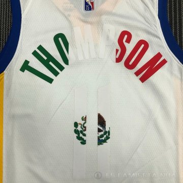 Camiseta Klay Thompson #11 Golden State Warriors 2022 Slam Dunk Special Mexico Edition Blanco