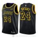 Camiseta Kobe Bryant #24 Los Angeles Lakers Nino Ciudad 2017-18 Negro