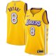 Camiseta Kobe Bryant #8 Los Angeles Lakers Ciudad Edition Amarillo