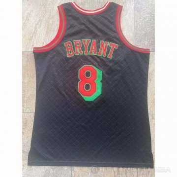 Camiseta Kobe Bryant NO 8 Los Angeles Lakers Mitchell & Ness 1996-97 Negro
