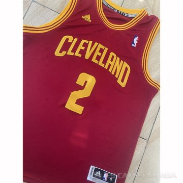 Camiseta Kyrie Irving #2 Cleveland Cavaliers Retro Rojo