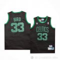 Camiseta Larry Bird #33 Boston Celtics Negro