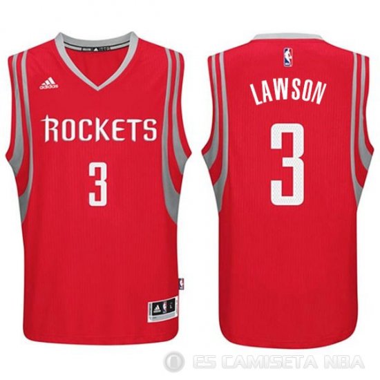 Camiseta Lawson #3 Houston Rockets Rojo - Haga un click en la imagen para cerrar