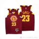 Camiseta LeBron James #23 Cleveland Cavaliers Ciudad Rojo