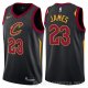 Camiseta Lebron James #23 Cleveland Cavaliers Statement 2017-18 Negro