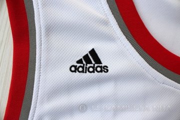 Camiseta Lillard #0 Portland Trail Blazers Blanco