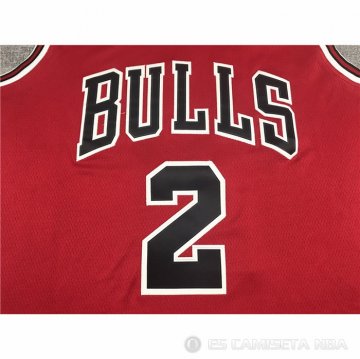 Camiseta Lonzo Ball NO 2 Chicago Bulls Icon 2021 Rojo