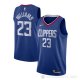 Camiseta Lou Williams NO 23 Los Angeles Clippers Icon 2020-21 Azul