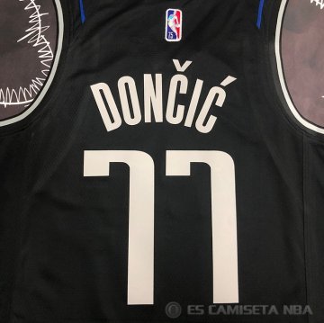 Camiseta Luka Doncic #77 Dallas Mavericks Select Series Negro
