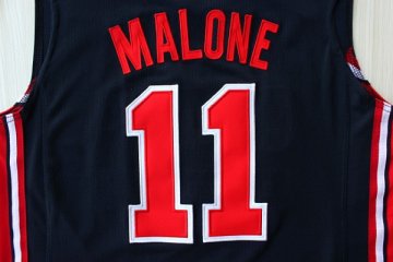 Camiseta Malone #11 USA 1992 Negro