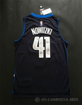 Camiseta Nowitzik #41 Dallas Mavericks Azul